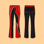 red track pants image